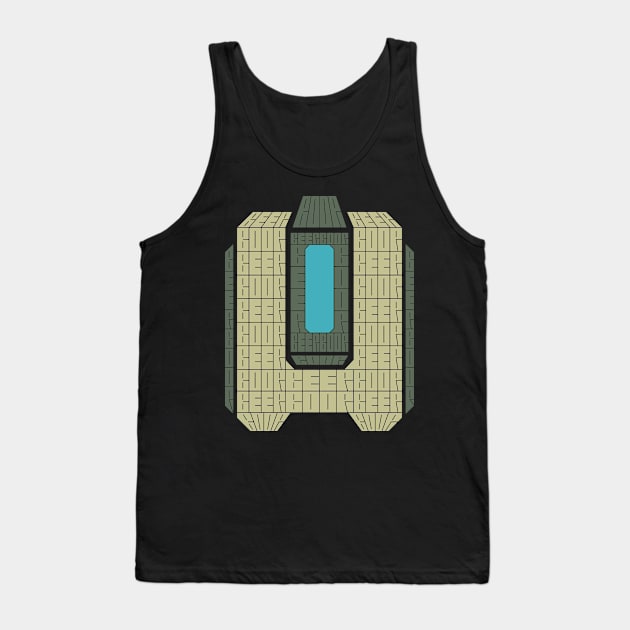 Bastion Typography Tank Top by CaffeinatedRoman